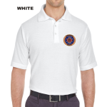 UltraClub Platinum Honeycomb Piqué Polo